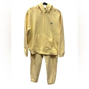 Lacoste Soft Yellow Apparel men’s Set size XL